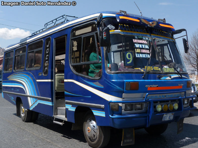 Carrocerías Jocar / Nissan Diesel UD Cóndor / Línea N° 9 Servicio Urbano La Paz (Bolivia)