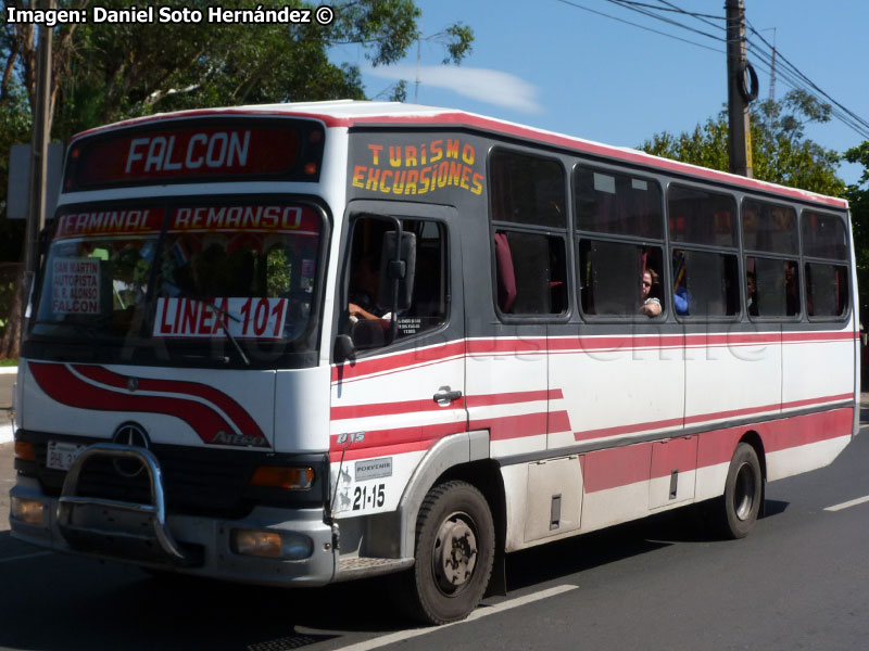 Carrocerías Porvenir / Mercedes Benz Atego 815 / Línea N° 101 Asunción (Paraguay)