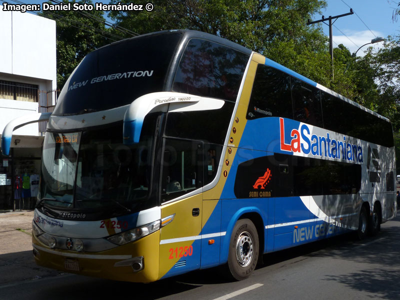 Marcopolo Paradiso G7 1800DD / Scania K-380B / La Santaniana (Paraguay)