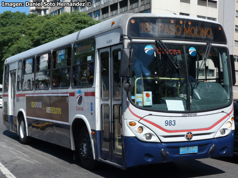 Marcopolo Torino / Mercedes Benz OH-1621L / CUTCSA Línea N° 181 Paso Molino - Pocitos STM Montevideo (Uruguay)