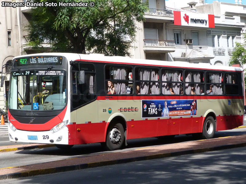 Comil Svelto / Volvo B-240R Euro5 / COETC Línea N° 427 Los Bulevares - Portones STM Montevideo (Uruguay)