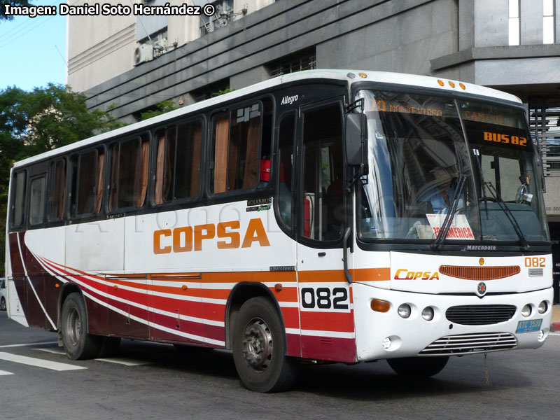 Marcopolo Allegro G6 / Volkswagen 16-210CO / COPSA - Compañía de Omnibus de Pando S.A. Línea N° 758 Montevideo - Pando (Uruguay)