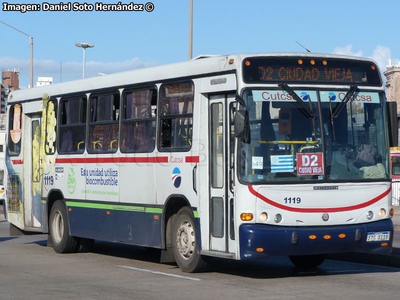 Marcopolo Torino G6 / Mercedes Benz OH-1621L / CUTCSA Línea D-2 Terminal Cerro - Ciudad Vieja STM Montevideo (Uruguay)