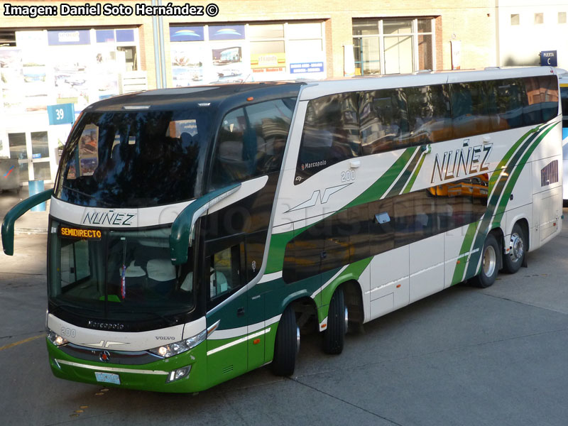 Marcopolo Paradiso G7 1800DD / Volvo B-430R 8x2 / Empresa Núñez (Uruguay)