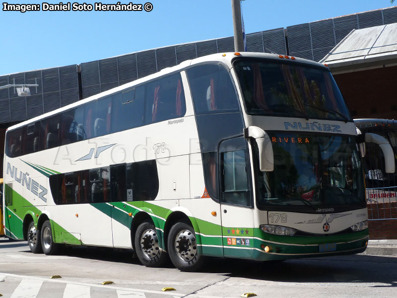 Marcopolo Paradiso G6 1800DD / Scania K-420B 8x2 / Empresa Núñez (Uruguay)