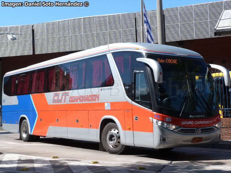 Marcopolo Viaggio G7 1050 / Volvo B-340R Euro5 / CUT Corporación - Grupo Carminatti (Uruguay)