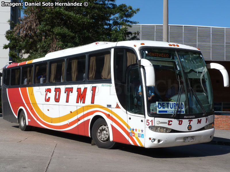 Marcopolo Viaggio G6 1050 / Scania K-340 / COTMI - Cía. Oriental del Transporte Montevideo Interior (Uruguay)