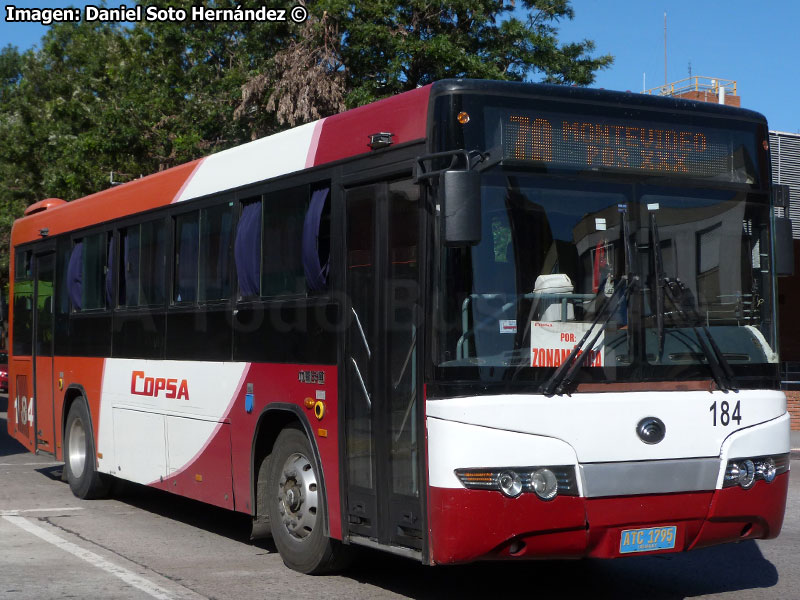 Yutong ZK6108HGD / COPSA Línea N° 70 Montevideo (Uruguay)