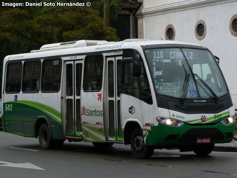 Marcopolo Senior / Mercedes Benz LO-915 / Línea N° 118 Santos (São Paulo - Brasil)