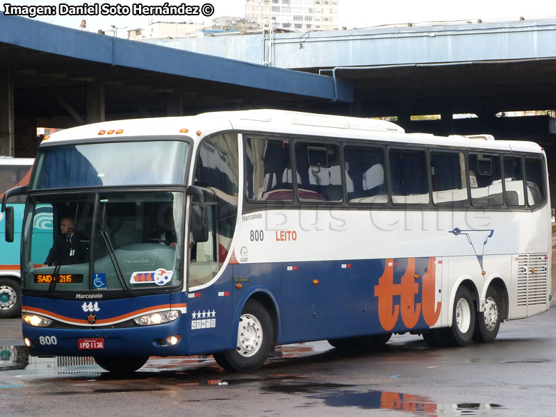 Marcopolo Paradiso G6 1200 / Mercedes Benz O-500RSD-2436 / TTL- Transporte & Turismo Ltda. (Río Grande do Sul - Brasil)