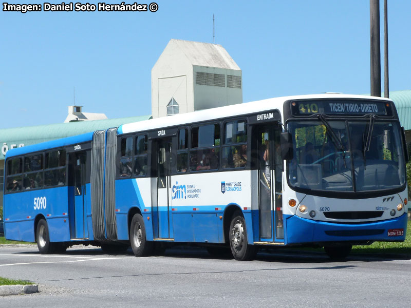 Comil Doppio / Volvo B-10M / Línea N° 410 TICEN - TIRIO Directo SIM Florianópolis (Santa Catarina - Brasil)