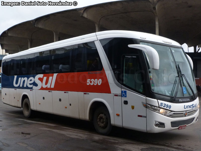 Marcopolo Viaggio G7 1050 / Mercedes Benz OF-1724 BlueTec5 / UneSul de Transportes Ltda. (Río Grande do Sul - Brasil)