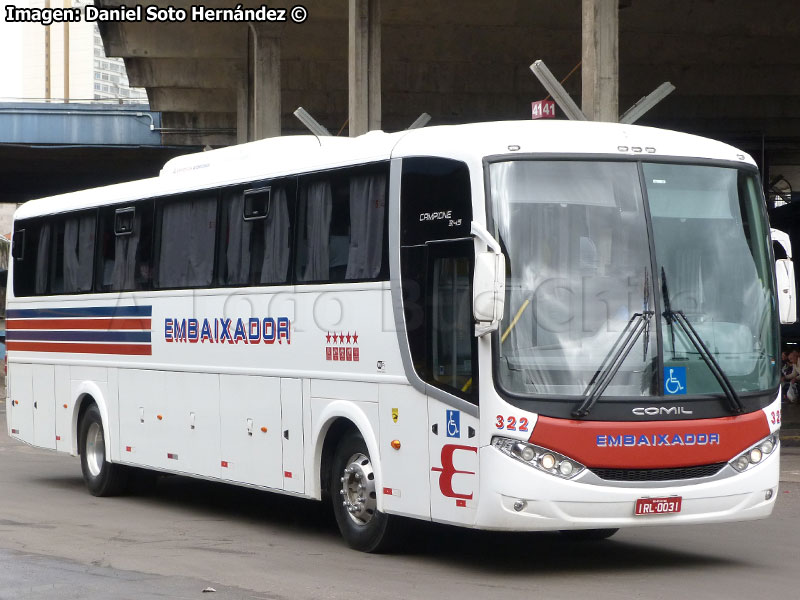 Comil Campione 3.45 / Mercedes Benz O-500M-1726 / Expresso Embaixador (Río Grande do Sul - Brasil)