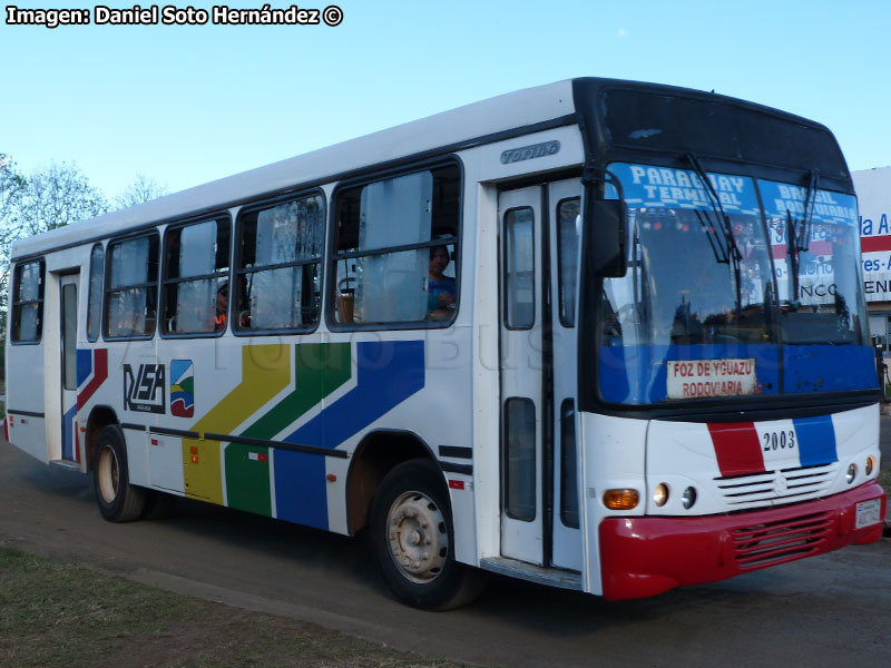 Marcopolo Torino G6 / Mercedes Benz OF-1721 / RYSA - Rápido Yguazú S.A. (Paraguay)