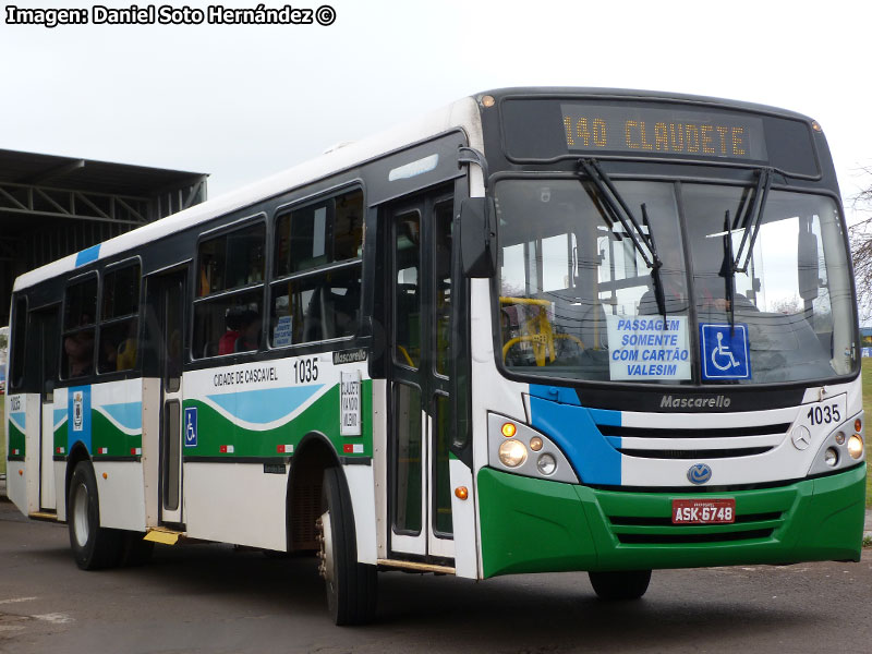 Mascarello Gran Midi / Mercedes Benz OF-1721 BlueTec5 / Línea N° 140 Cascavel (Paraná -Brasil)