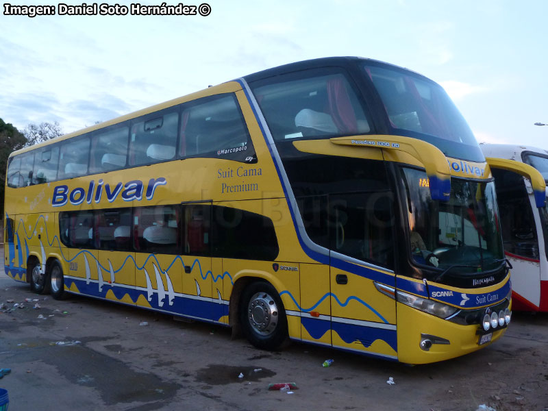 Marcopolo Paradiso G7 1800DD / Scania K-400B eev5 / Flota Bolívar (Bolivia)