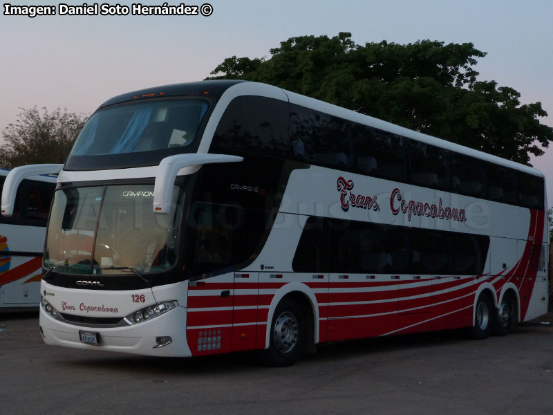 Comil Campione DD / Scania K-410B / Trans Copacabana (Bolivia)