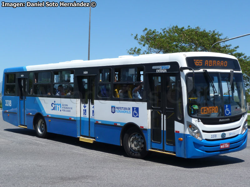 Mascarello Gran Via / Mercedes Benz OF-1722 / Línea N° 665 TICEN - Abraão SIM Florianópolis (Santa Catarina - Brasil)