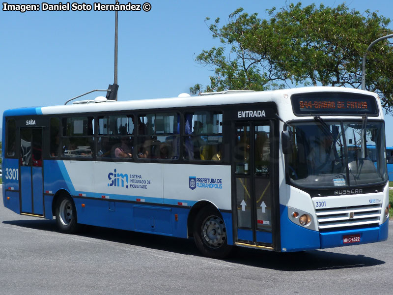 Busscar Urbanuss Ecoss / Mercedes Benz OF-1418 / Línea N° 844 TICEN - Bairro de Fátima SIM Florianópolis (Santa Catarina - Brasil)