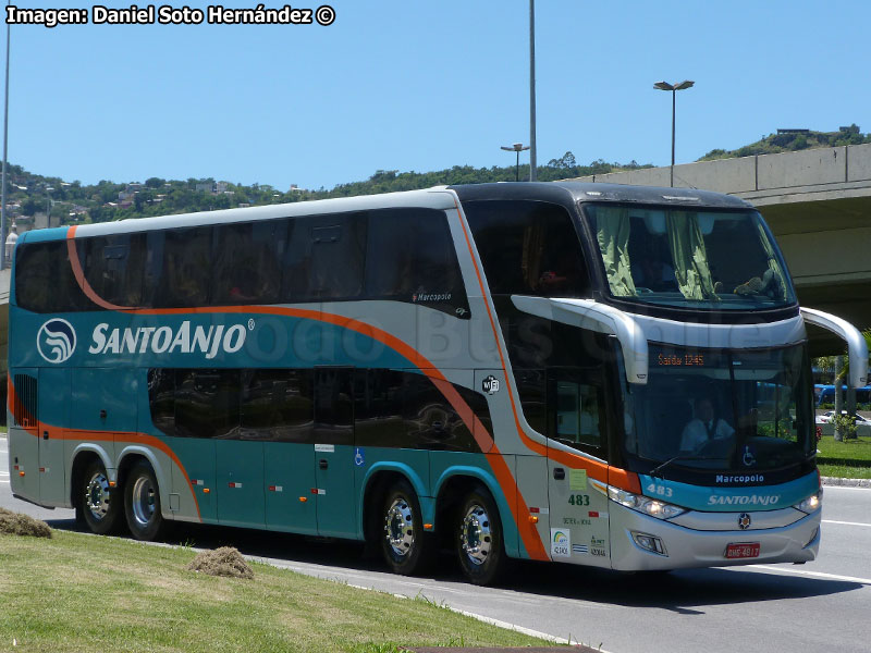 Marcopolo Paradiso G7 1800DD / Scania K-400B 8x2 eev5 / Empresa Santo Anjo da Guarda (Santa Catarina - Brasil)