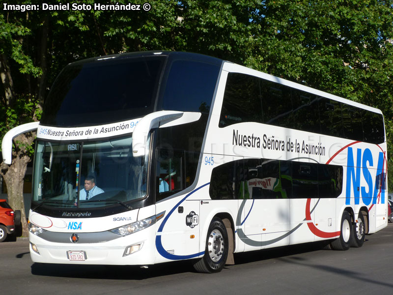 Marcopolo Paradiso G7 1800DD / Scania K-410B / NSA Nuestra Señora de la Asunción (Paraguay)