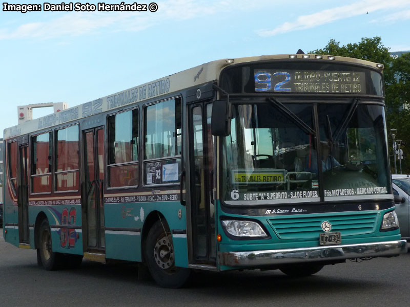 Italbus Tropea / Mercedes Benz OH-1618L-SB / Línea N° 92 9 de Abril - Retiro (Buenos Aires - Argentina)