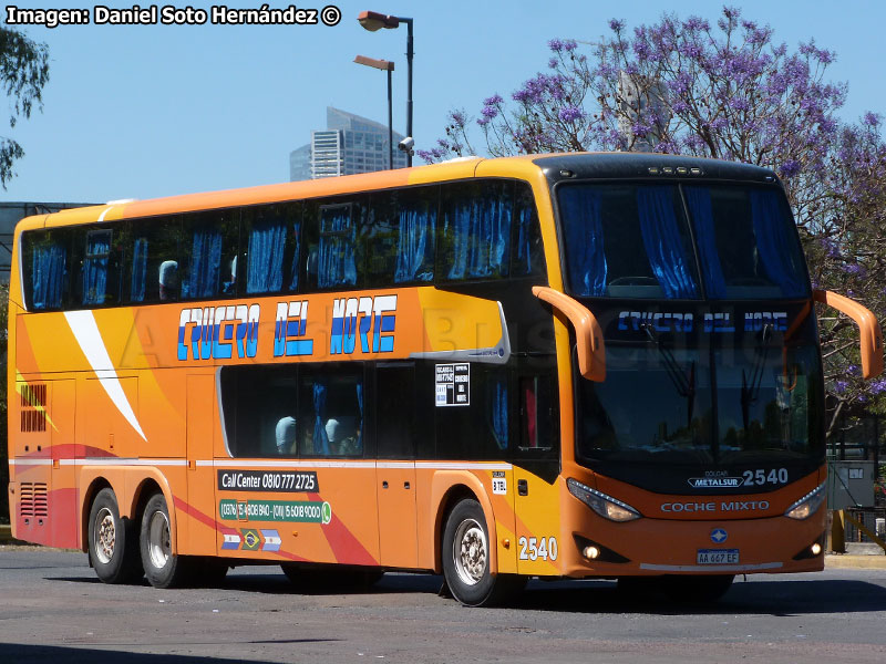 Metalsur Starbus 3 DP / Mercedes Benz O-500RSD-2436 / Crucero del Norte (Argentina)