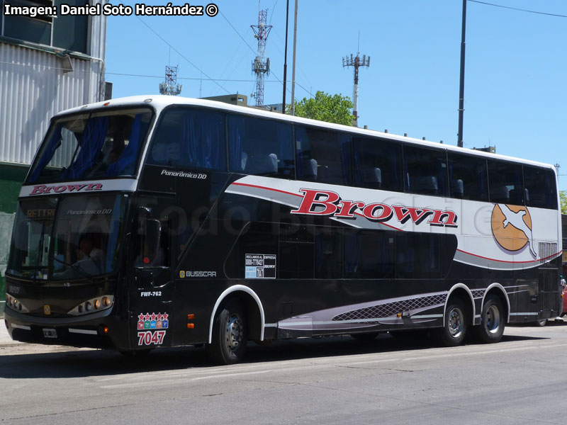 Busscar Panorâmico DD / Mercedes Benz O-400RSD / Empresa Brown S.R.L. (Argentina)