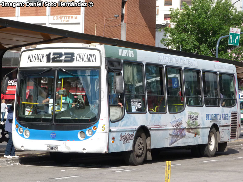 Metalpar Tronador / Agrale MT-12.0LE / Línea N° 123 El Palomar - Chacarita (Buenos Aires - Argentina)