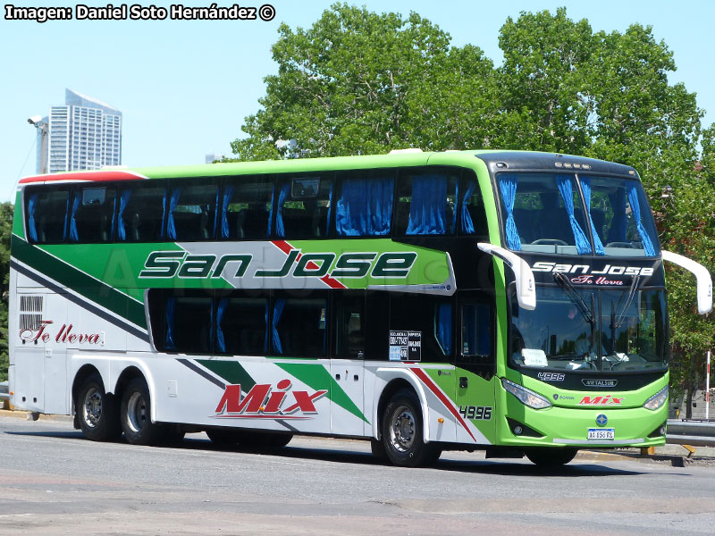 Metalsur Starbus 3 DP / Scania K-410B / Empresa San José (Argentina)