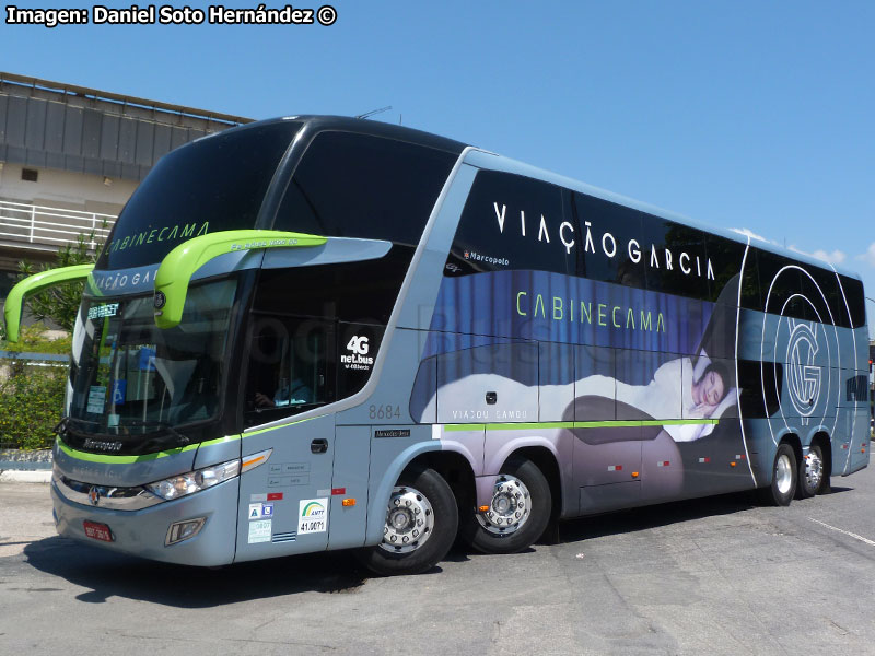 Marcopolo Paradiso G7 1800DD / Mercedes Benz O-500RSDD-2741 BlueTec5 / Viação García (Paraná - Brasil)