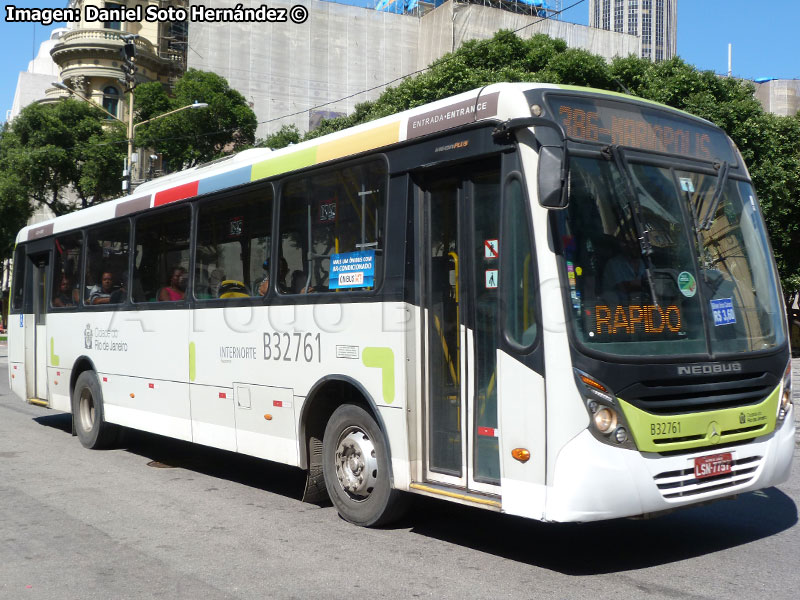 Neobus Mega Plus / Mercedes Benz OF-1721L BlueTec5 / Línea N° 386 Anchieta - Passeio Río de Janeiro (Brasil)