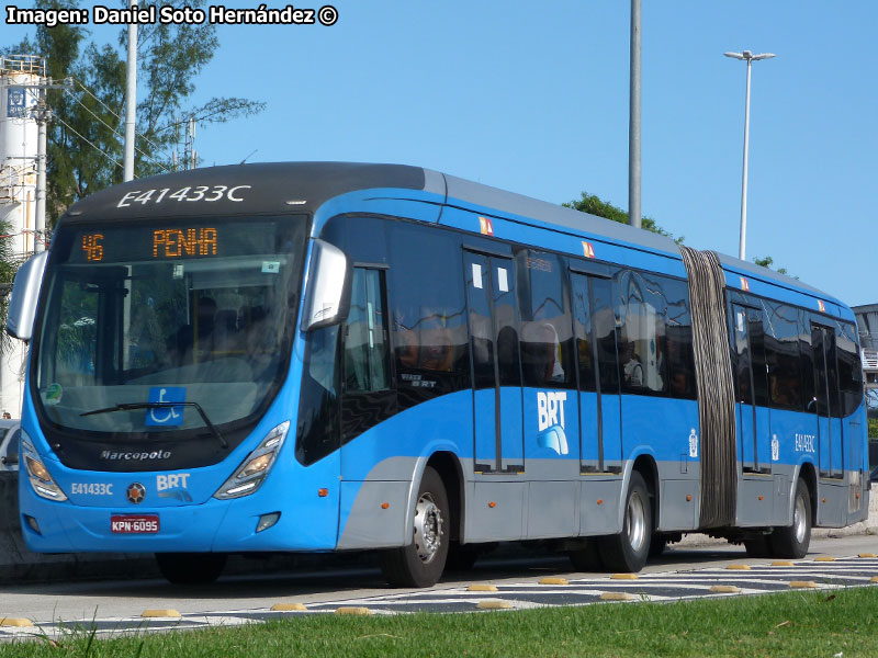 Marcopolo Viale BRT / Mercedes Benz O-500UA-2836 BlueTec5 / BRT Trans Carioca Línea N° 46 Penha - Terminal Alvorada (Río de Janeiro - Brasil)