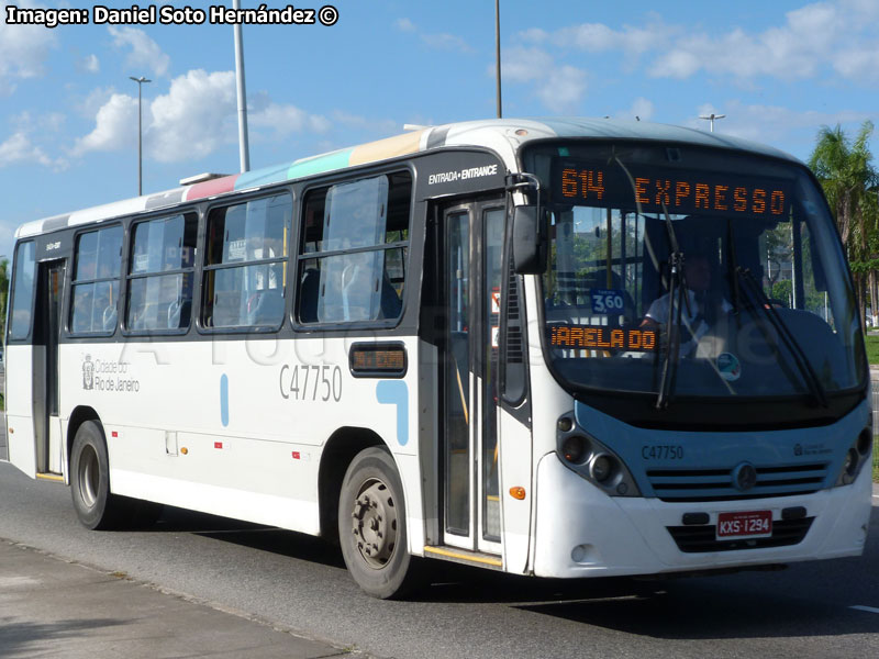 Neobus Spectrum City / Mercedes Benz OF-1418 / Línea N° 614 Terminal Alvorada - Nova América (Río de Janeiro - Brasil)