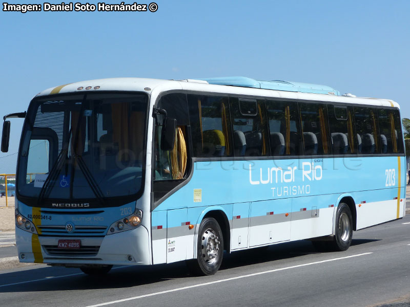 Neobus Spectrum Road 330 / Volksbus 17-230EOD / Lumar Rio Turismo (Río de Janeiro - Brasil)