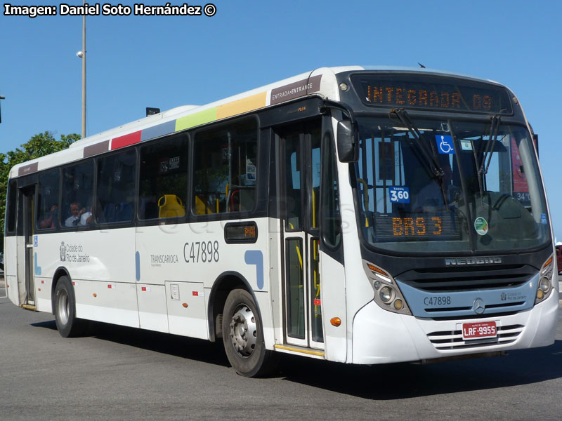 Neobus Mega Plus / Mercedes Benz OF-1721 BlueTec5 / Línea Integrada N° 9 Shopping Rio Sul - Piabás (Río de Janeiro - Brasil)