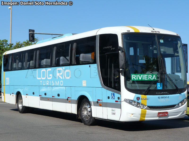 Comil Campione 3.45 / Scania K-310B eev5 / Log Rio Turismo (Río de Janeiro - Brasil)