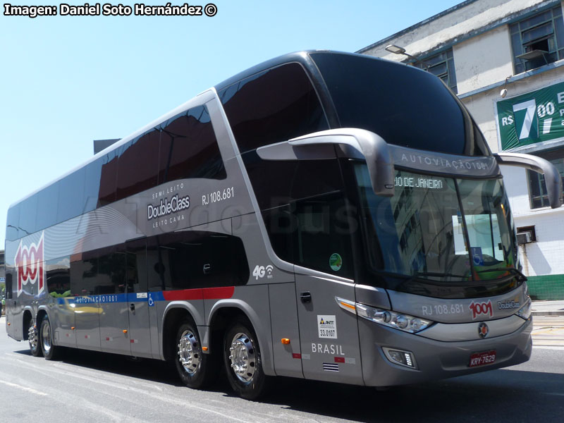 Marcopolo Paradiso G7 1800DD / Scania K-440B 8x2 eev5 / Auto Viação 1001 (Río de Janeiro - Brasil)