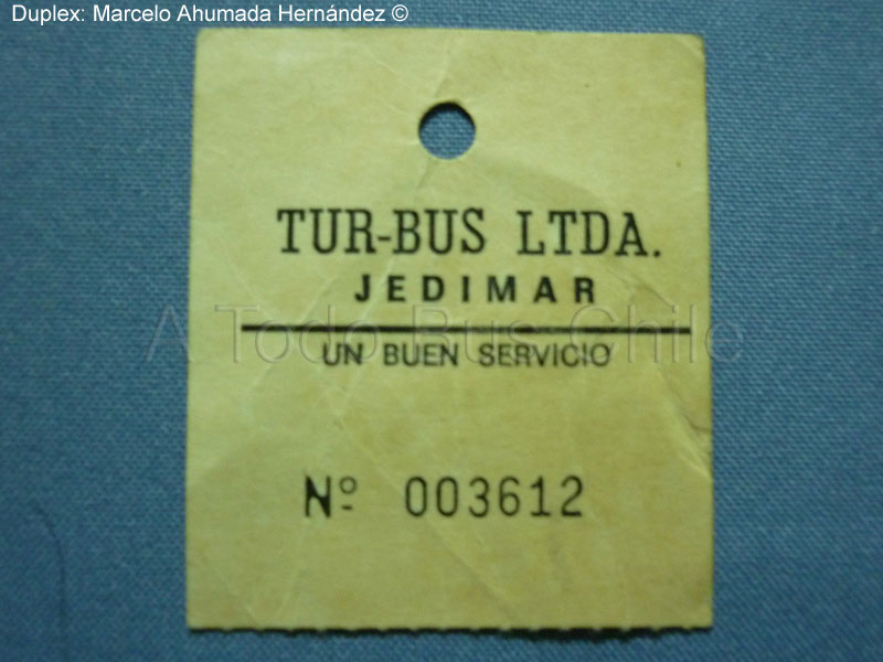 Ticket de Equipaje Tur Bus