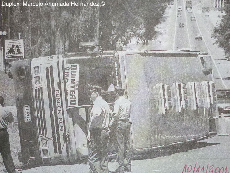 Accidente Ruta 60 Vía Aeropuerto | Busscar El Buss 340 / Scania K-113CL / Cóndor Bus