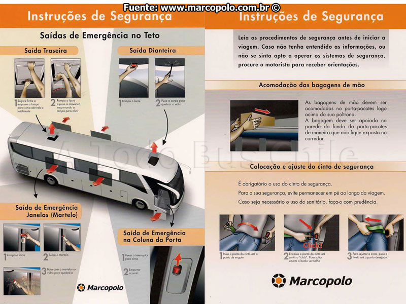 Instrucciones de Seguridad Marcopolo