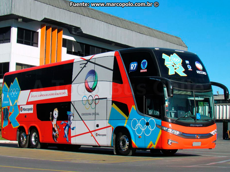 Marcopolo Paradiso G7 1800DD / Scania K-420B / Bus Olímpico TV Record (Brasil)