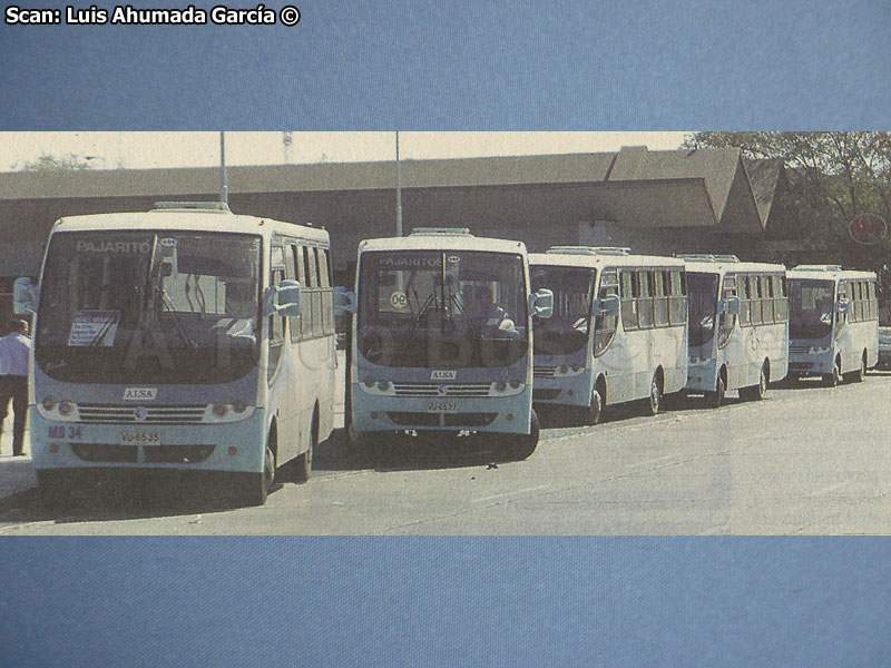 Induscar Caio Piccolo / Mercedes Benz LO-915 / Flota Metrobus ALSA Genera S.A. UN Pajaritos (2003)