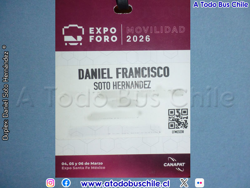 Gafete Expoforo de Movilidad México 2026