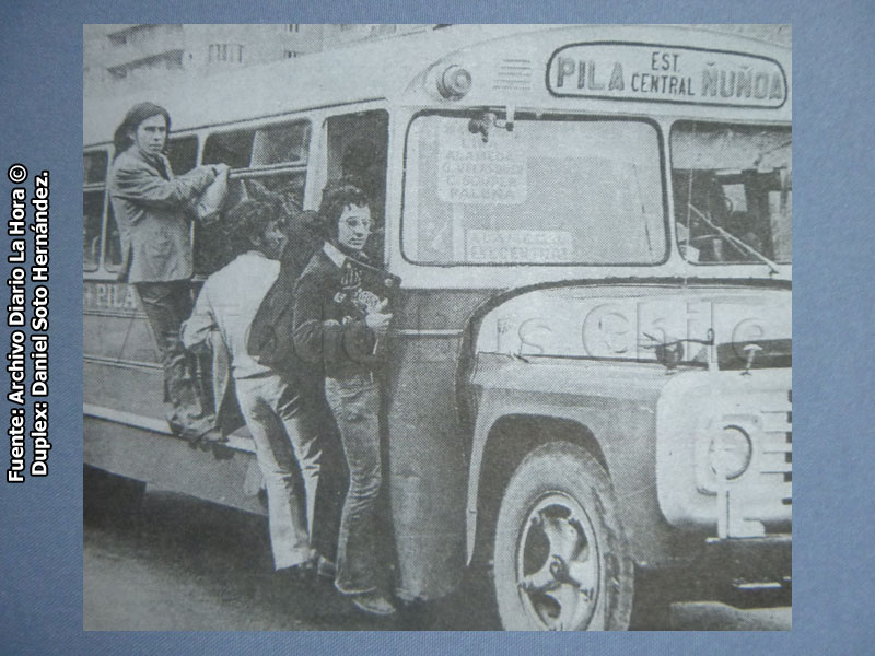 Carrocerías Nahum / Ford F-600 / Línea Pila - Estación Central - Ñuñoa