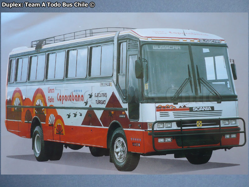 Busscar El Buss 340 / Scania F-113HL / Flota Copacabana (Bolivia)