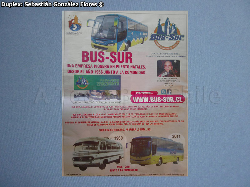 Inserto de Prensa Bus-Sur