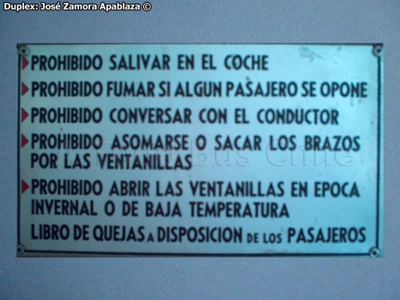 Informativo al Pasajero Carrocerías UNICAR S.A. (España)