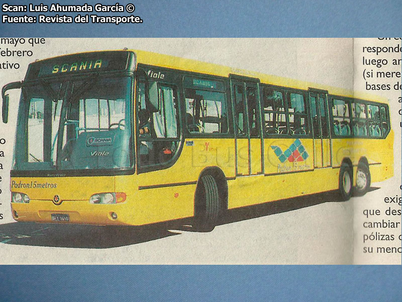 Recorte de Prensa | Marcopolo Viale / Scania L-94IB 6x2 / Unidad de Exhibición