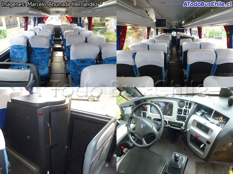 Interiores Unidad N° 817 Flota Verschae | Irizar i6 3.70 / Scania K-360B eev5